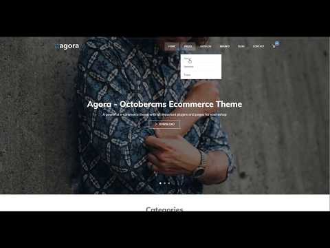 Agora Octobercms E-commerce Theme