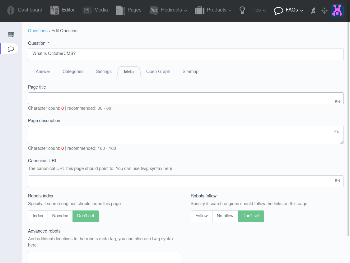 Example stormed model registration